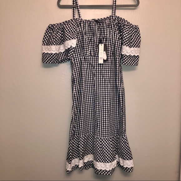 Walter Baker {Carter} Navy Gingham Dress - Picture 3 of 8